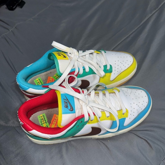 nike dunk low free99 white